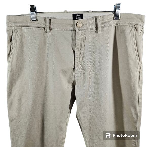J. Crew 484 Slim-fit Stretch Chino Pants Size 36 x 34 - Picture 2 of 8